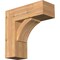 Ekena Millwork Thorton Block Smooth Bracket w/ Offset Brace, Western Red Cedar, 7 1/2"W x 20"D x 20"H BKT0806X20X20THR05SWR - alternate 1